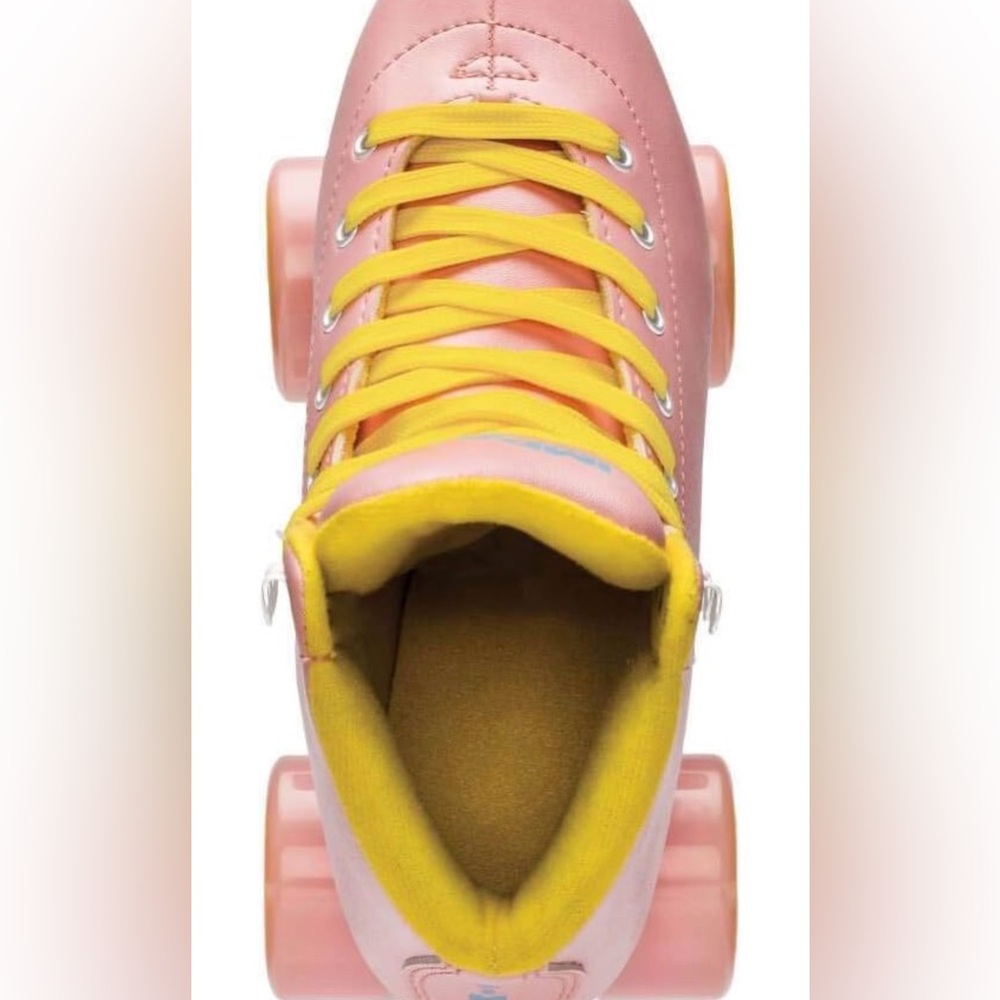 🌸Impala RollerSkates Women's Lace-Up Rollerskates, Pink/Yellow/US 10🌸 - Picture 5 of 8